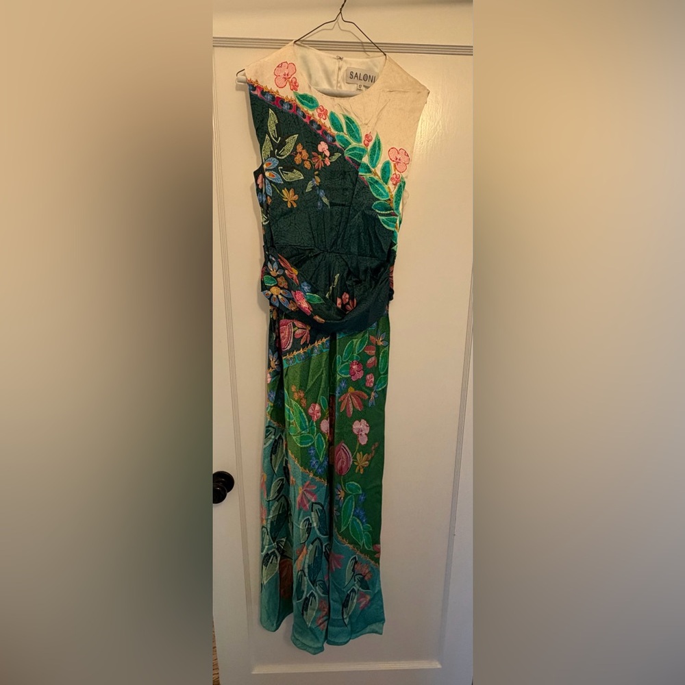Saloni silk dress